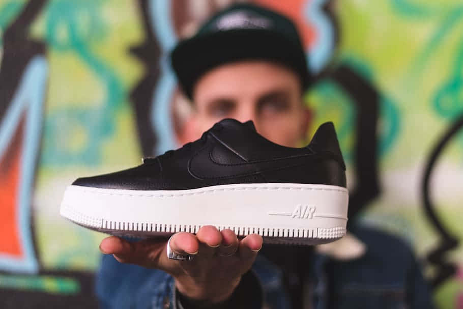 Nike Air Force 1 Low - Black Background