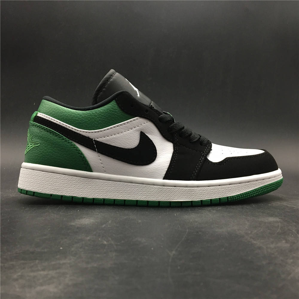 Nike Air Jordan 1 Mid Green Background