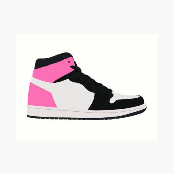 Nike Air Jordan 1 Pink Retro High Background