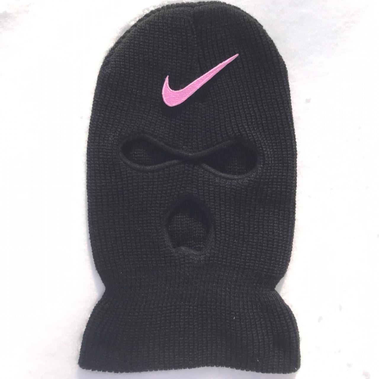 Nike Black Ski Mask Background