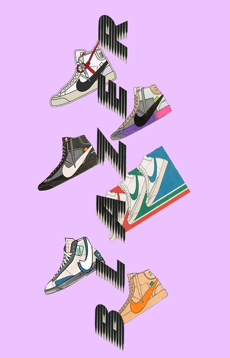 Nike Blazer Cute Illustration