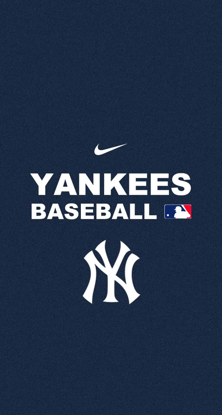 Nike Collab With New York Yankees Iphone Background