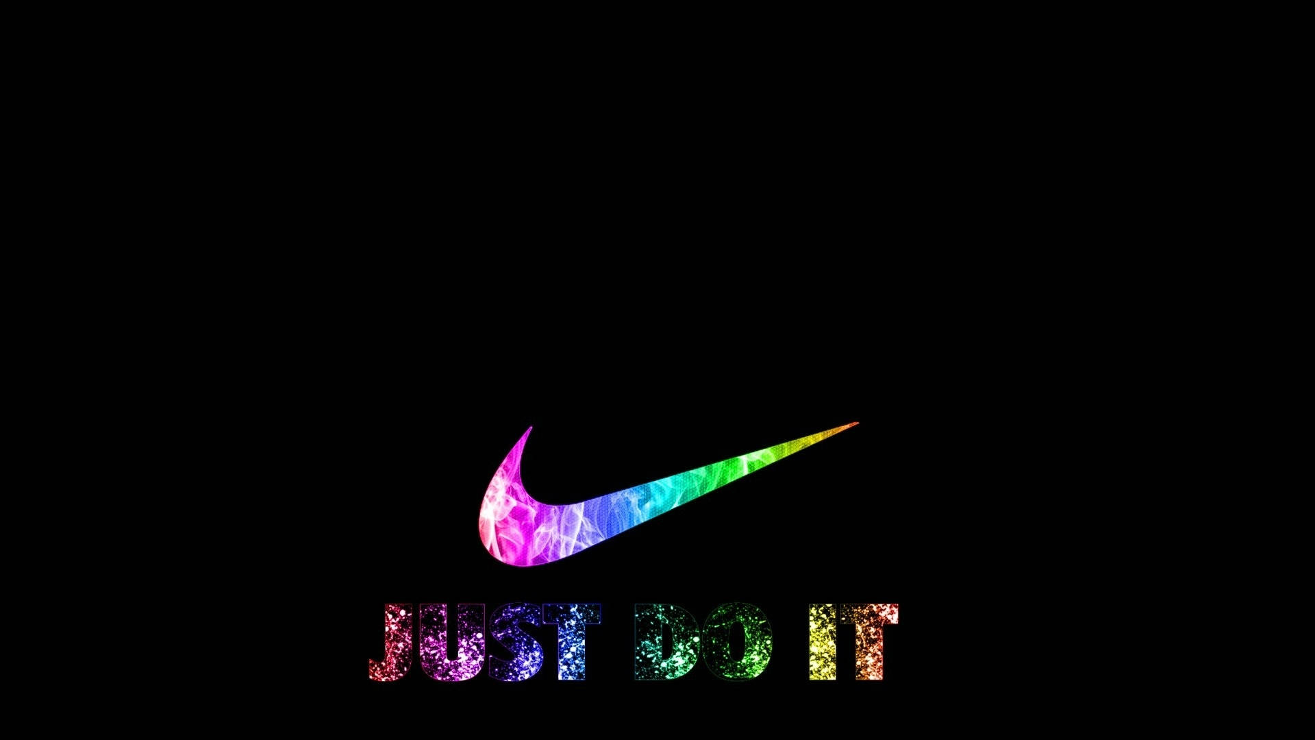 Nike Girl Famous Tag Line Poster Background