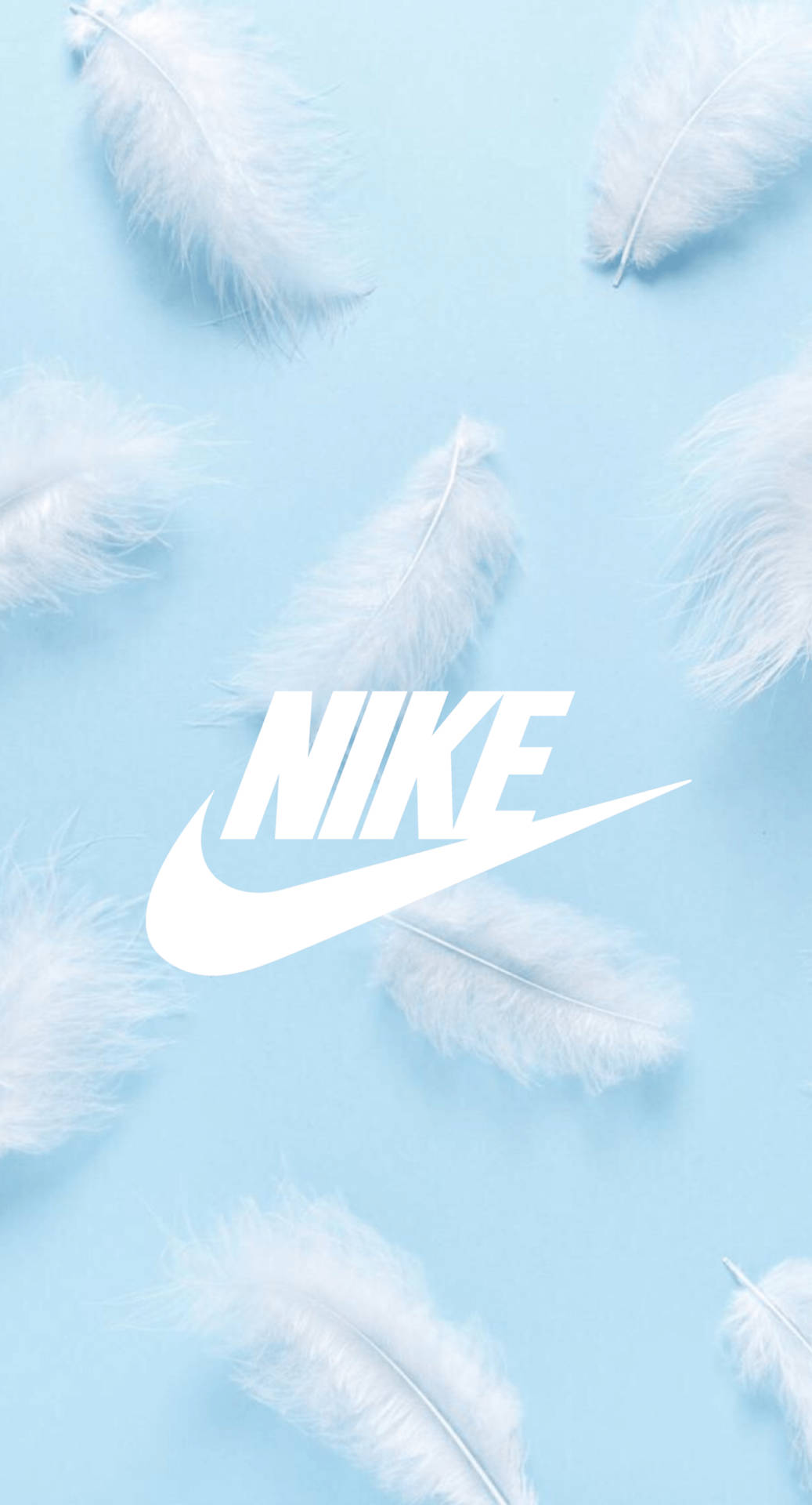 Nike Girl Logo With Feathers