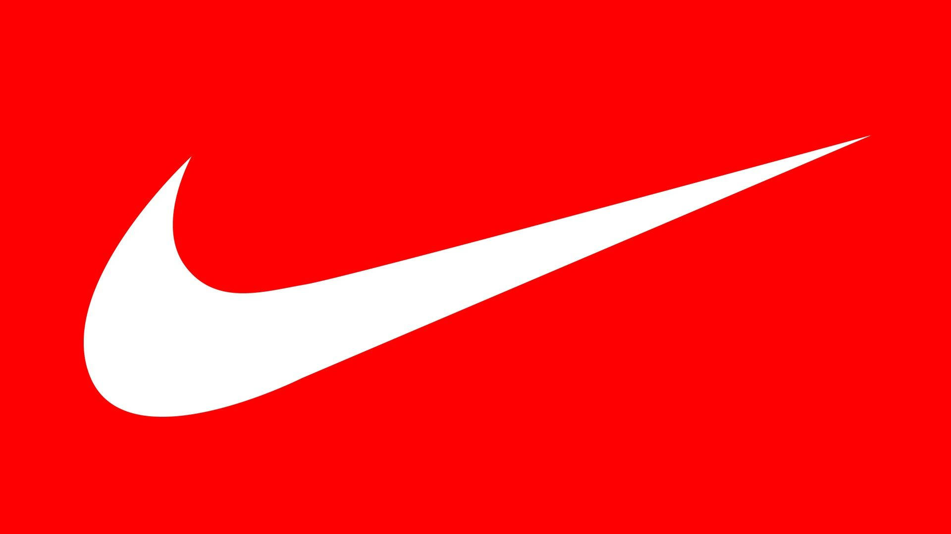 Nike Girl White Swoosh Logo Background