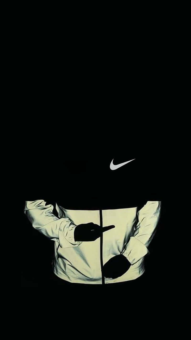 Nike Hoodie Wallpaper - Black And White Background