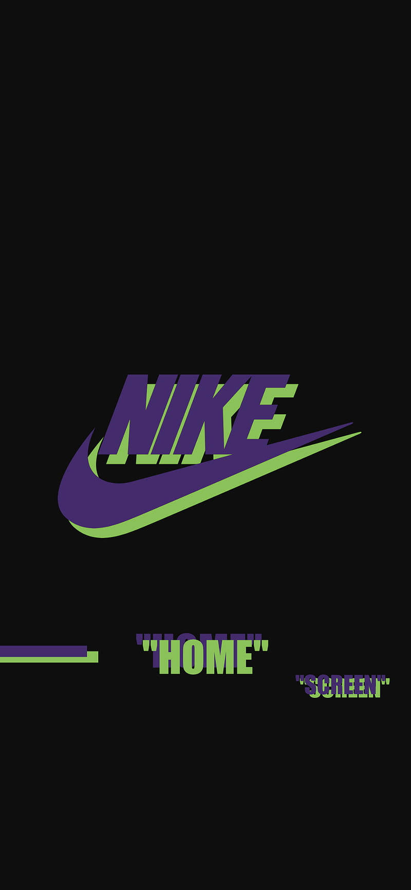 Nike Hype Purple Green