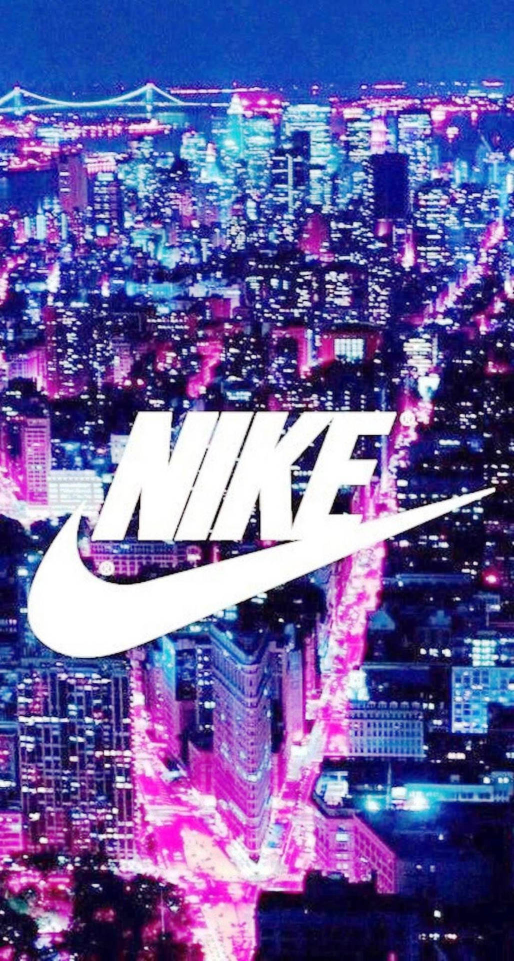 Nike Iphone Pink City Background