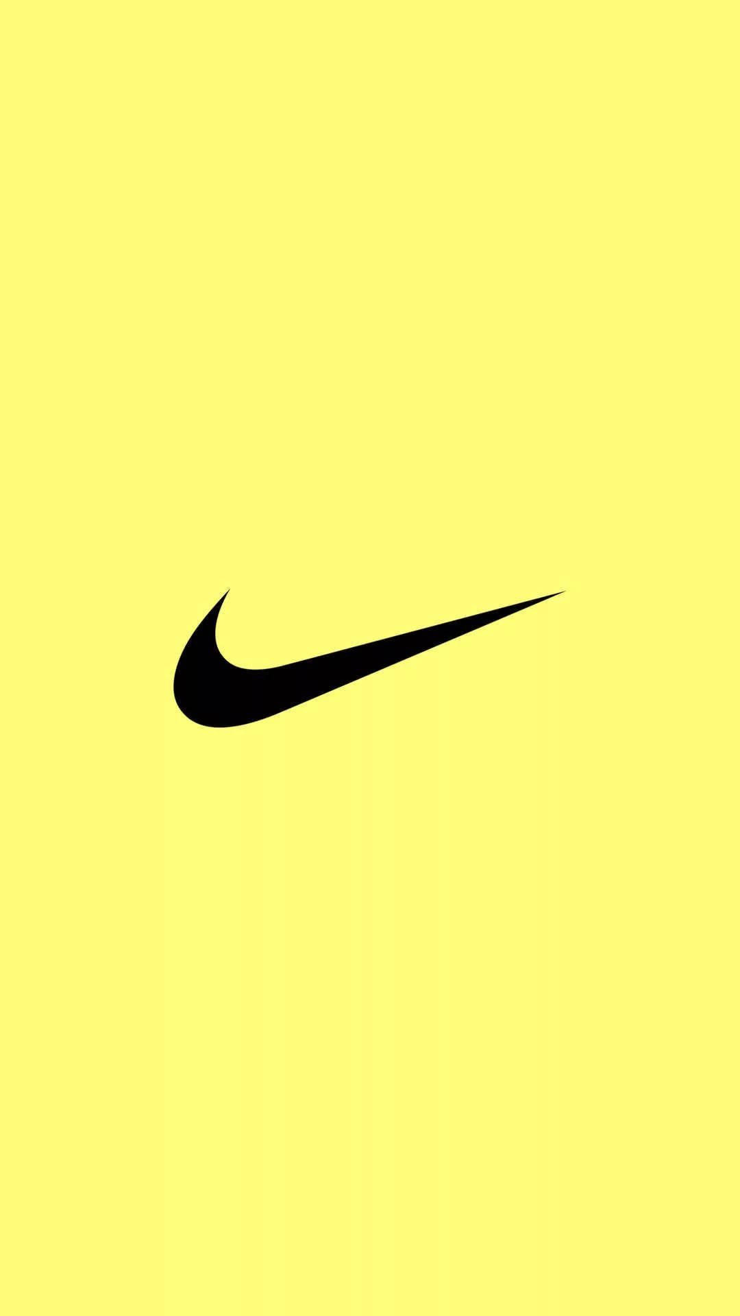 Nike Iphone Yellow Background Background