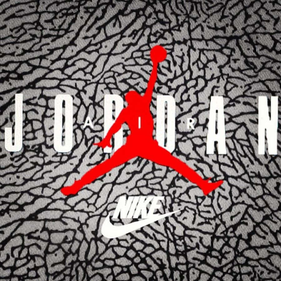 Nike Jordan Air Shoes Logo Background