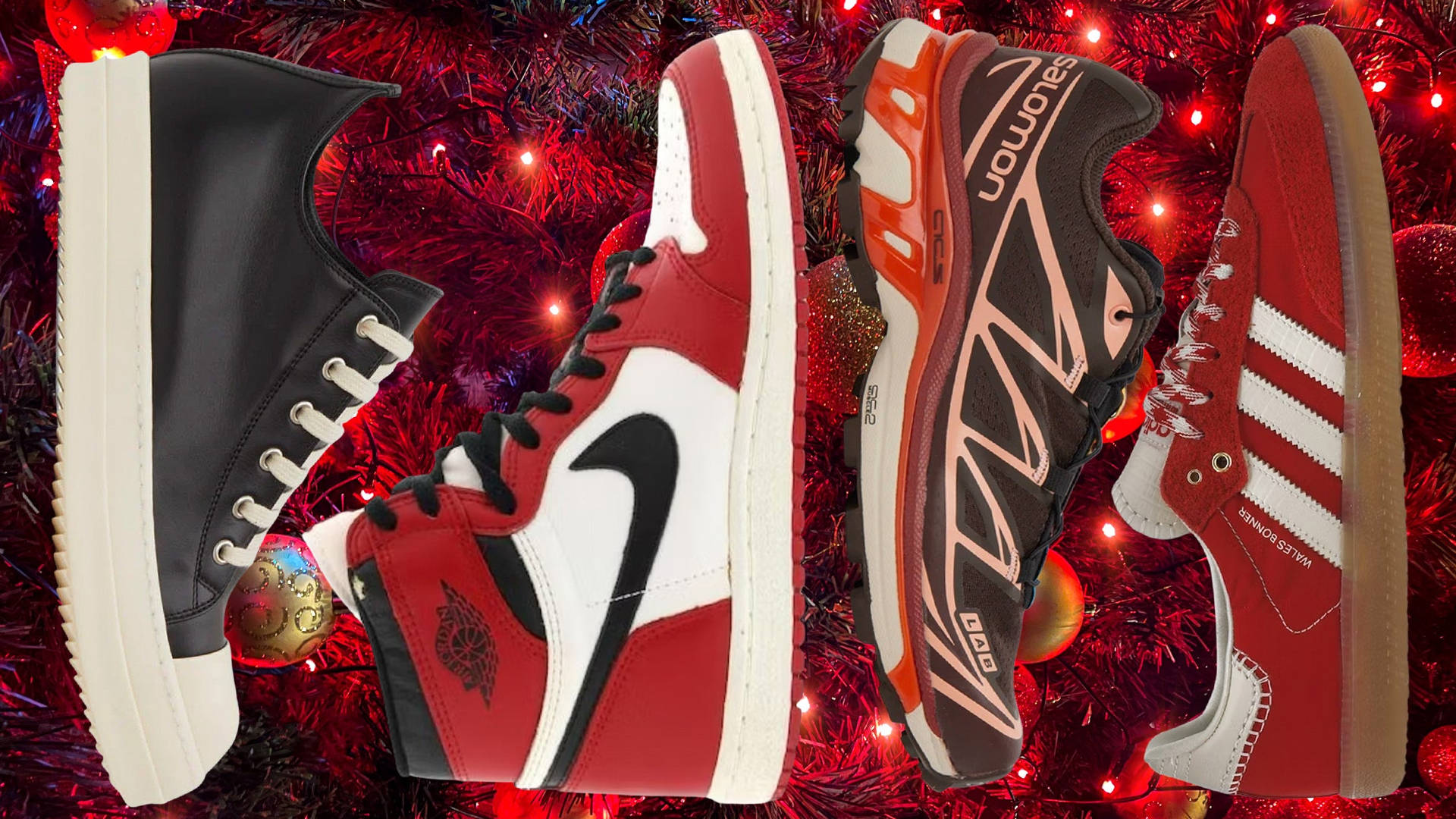 Nike Jordan Christmas Sneaker Collection Background