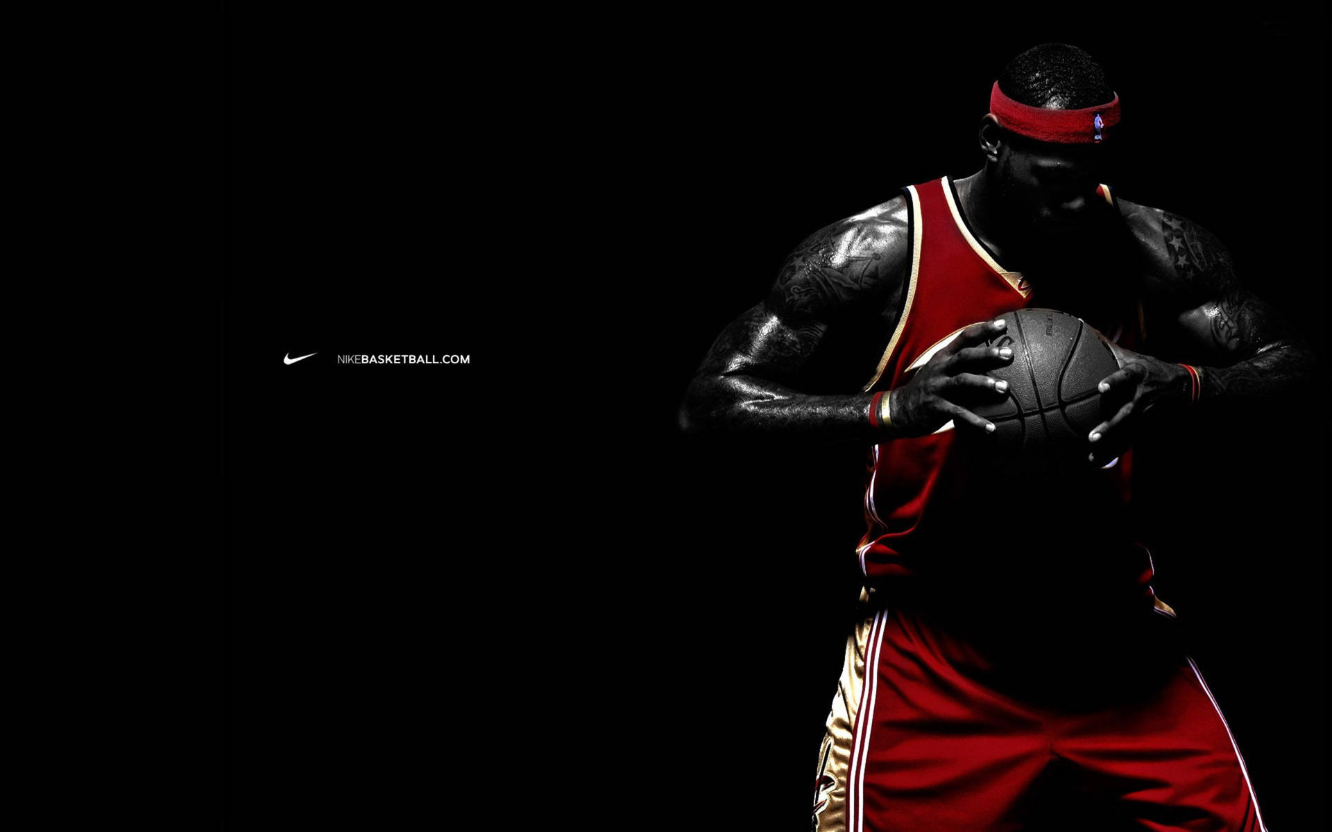 Nike Lebron James Nba Star Background