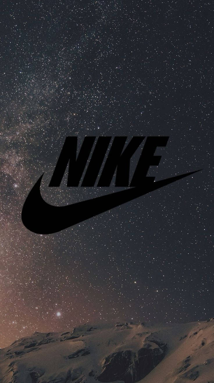 Nike Logo In The Sky With Stars