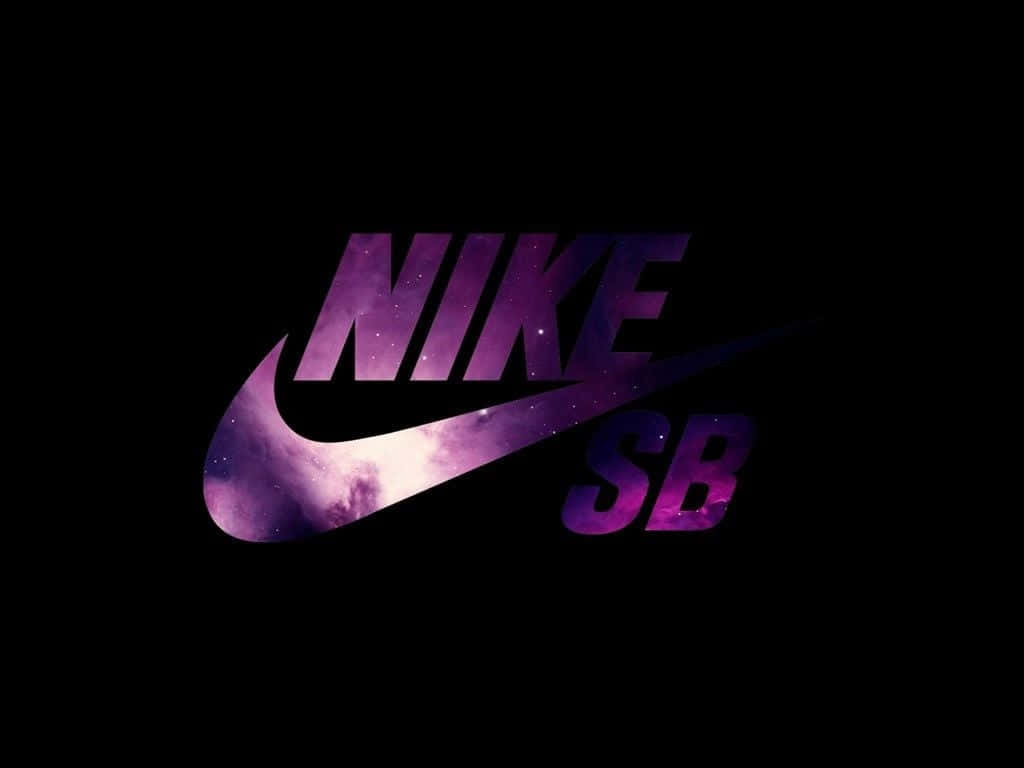 Nike Purple Logo Background