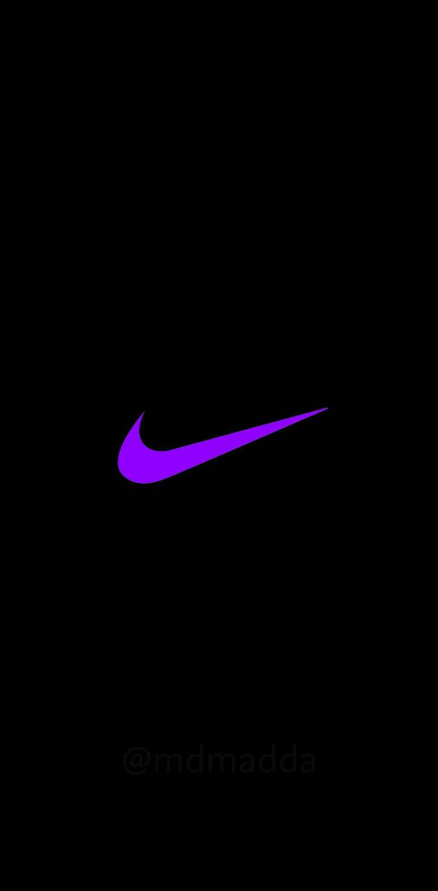 Nike Purple Swoosh Background