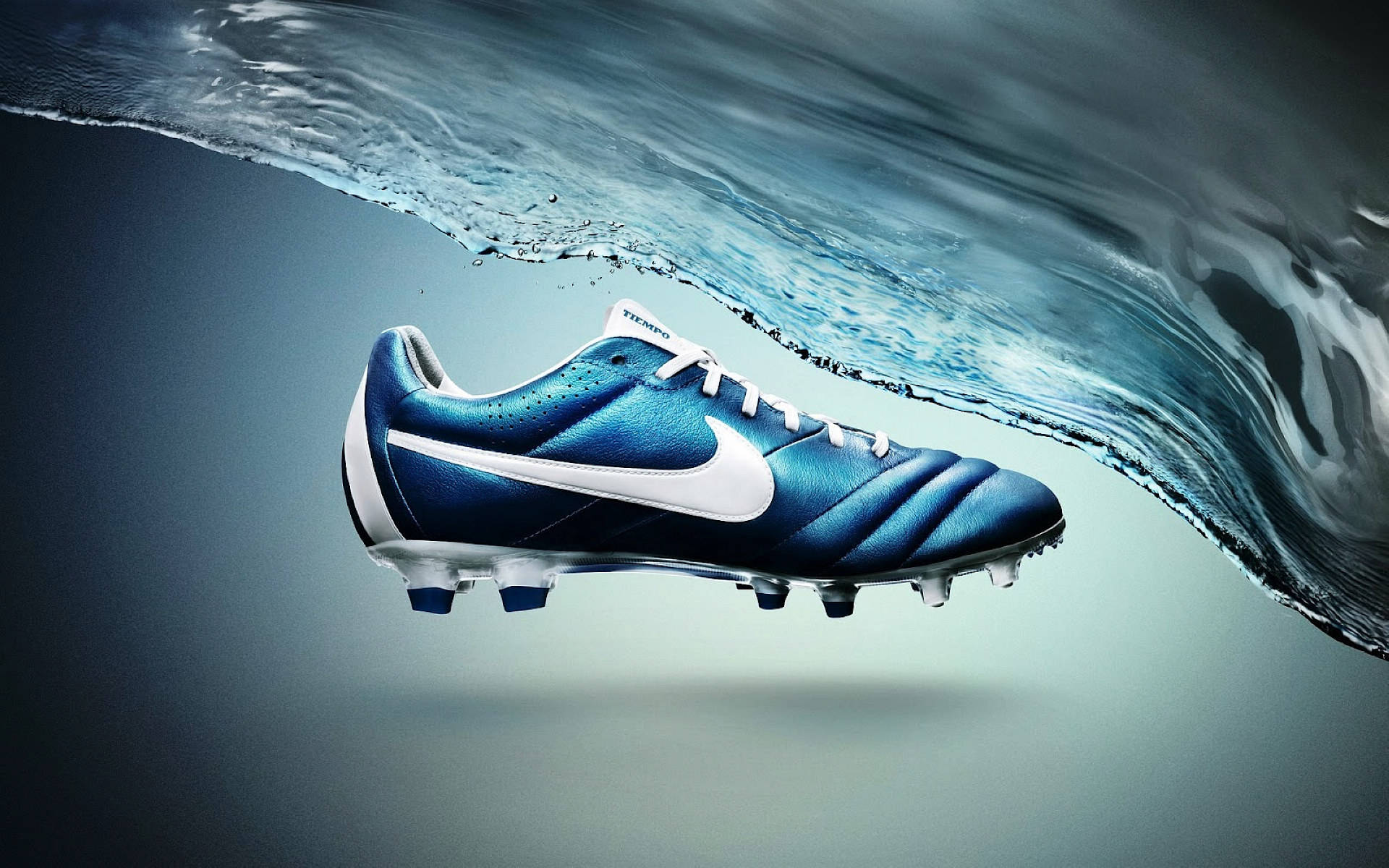 Nike Shoes Blue Football Acc Technology Background