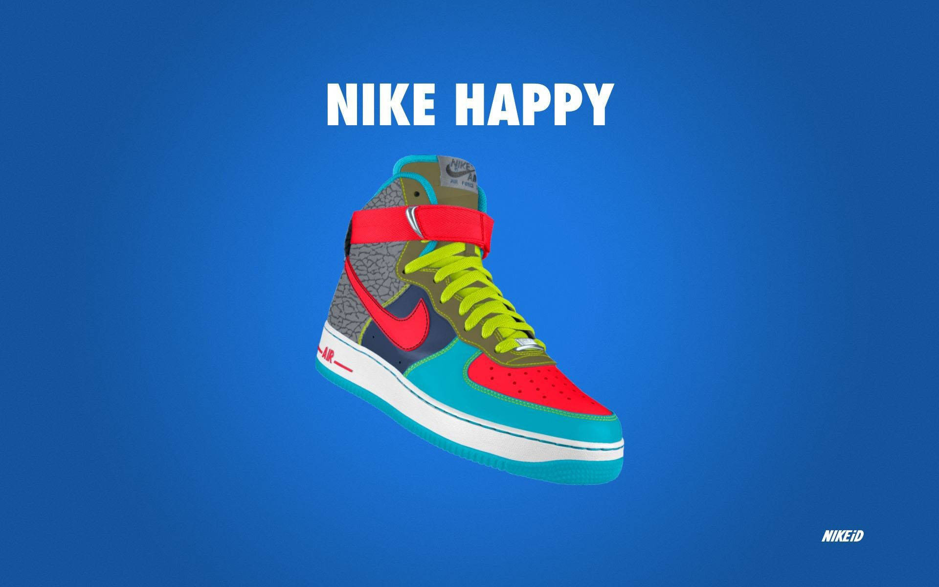 Nike Shoes Happy Background