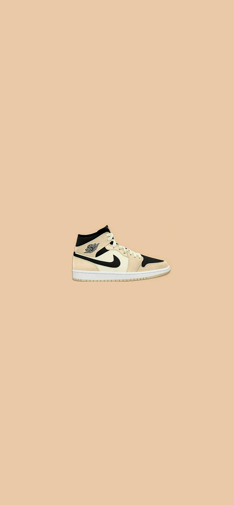 Nike Shoes Peach Background