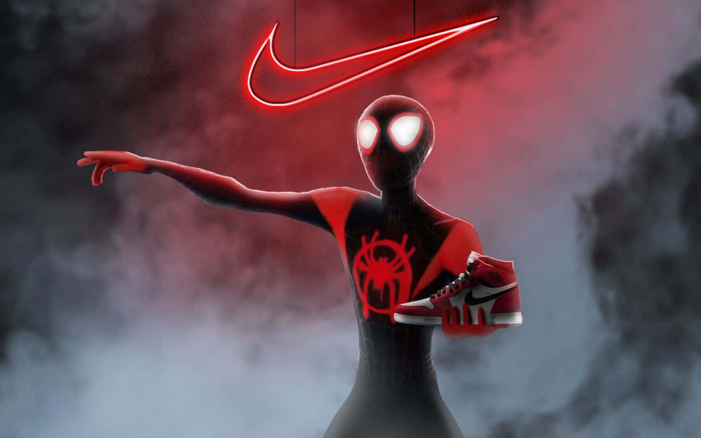 Nike Spider Man Wallpaper Background