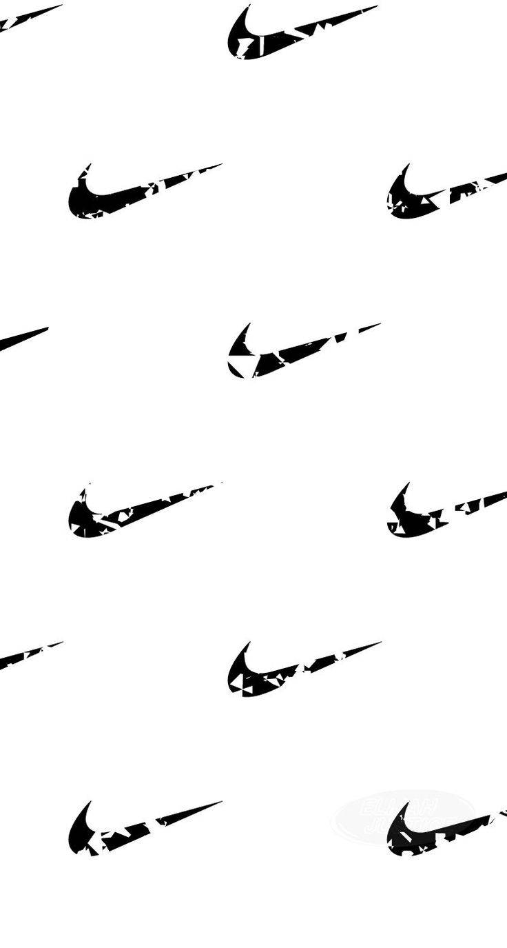 Nike Swoosh Seamless Pattern Background