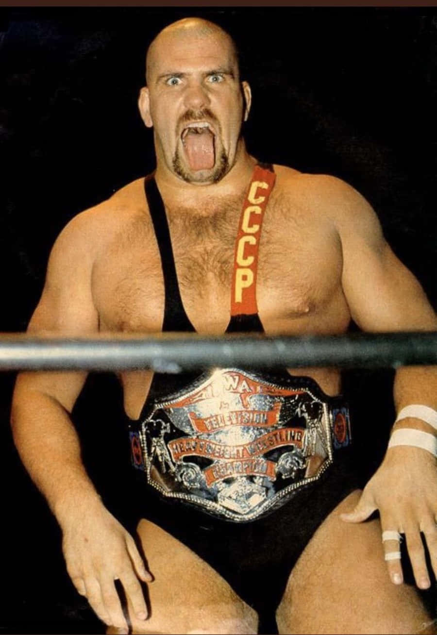 Nikita Koloff On Wcw Ring Background