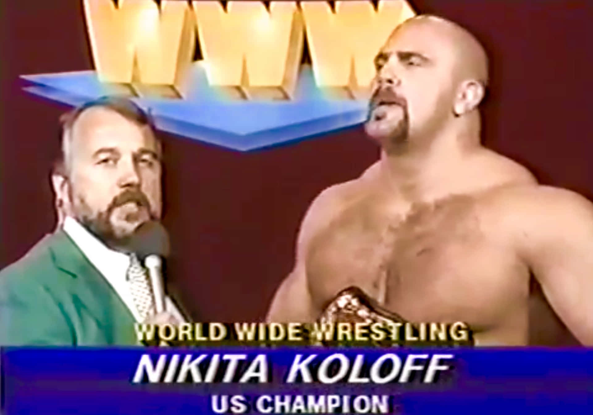 Nikita Koloff U S Champion World Wide Wrestling Background