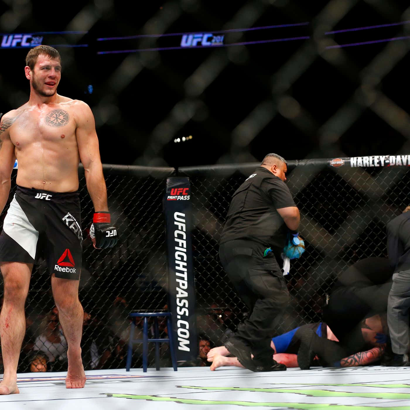 Nikita Krylov Looking Satisfied Background