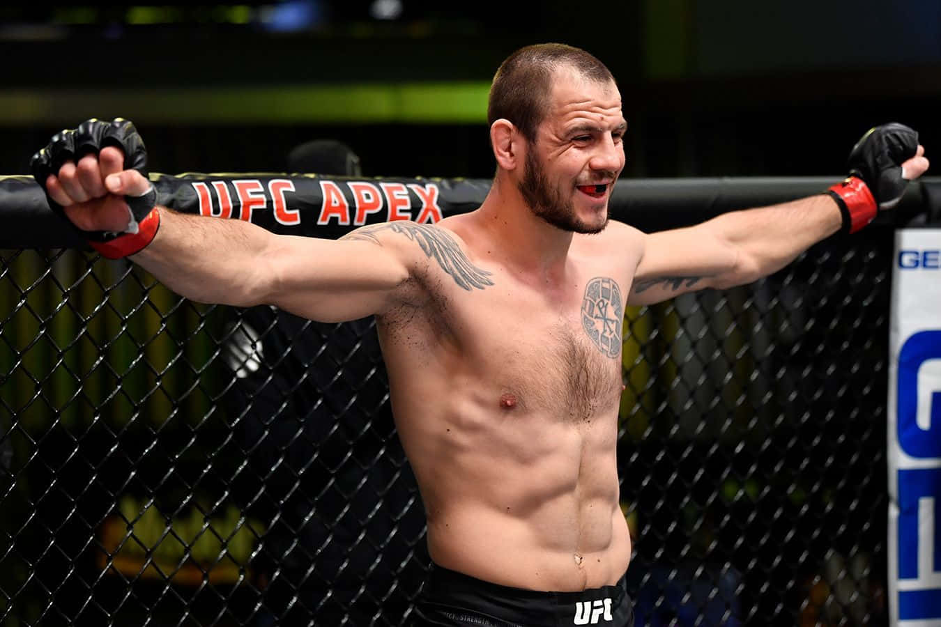 Nikita Krylov Smiling Inside The Ring Background