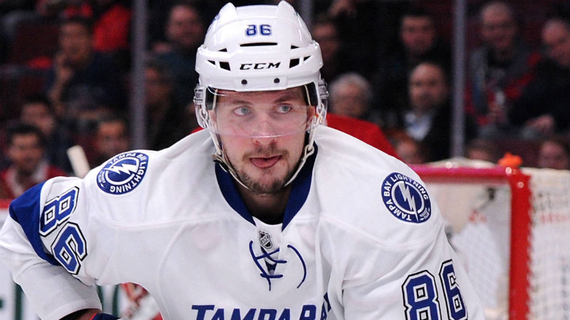 Nikita Kucherov Lightning Alternate Captain Background