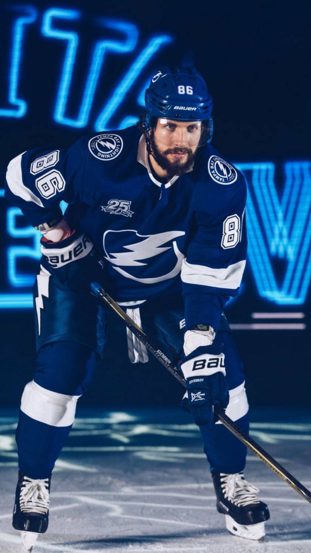 Nikita Kucherov Russian Ice Hockey Player Background