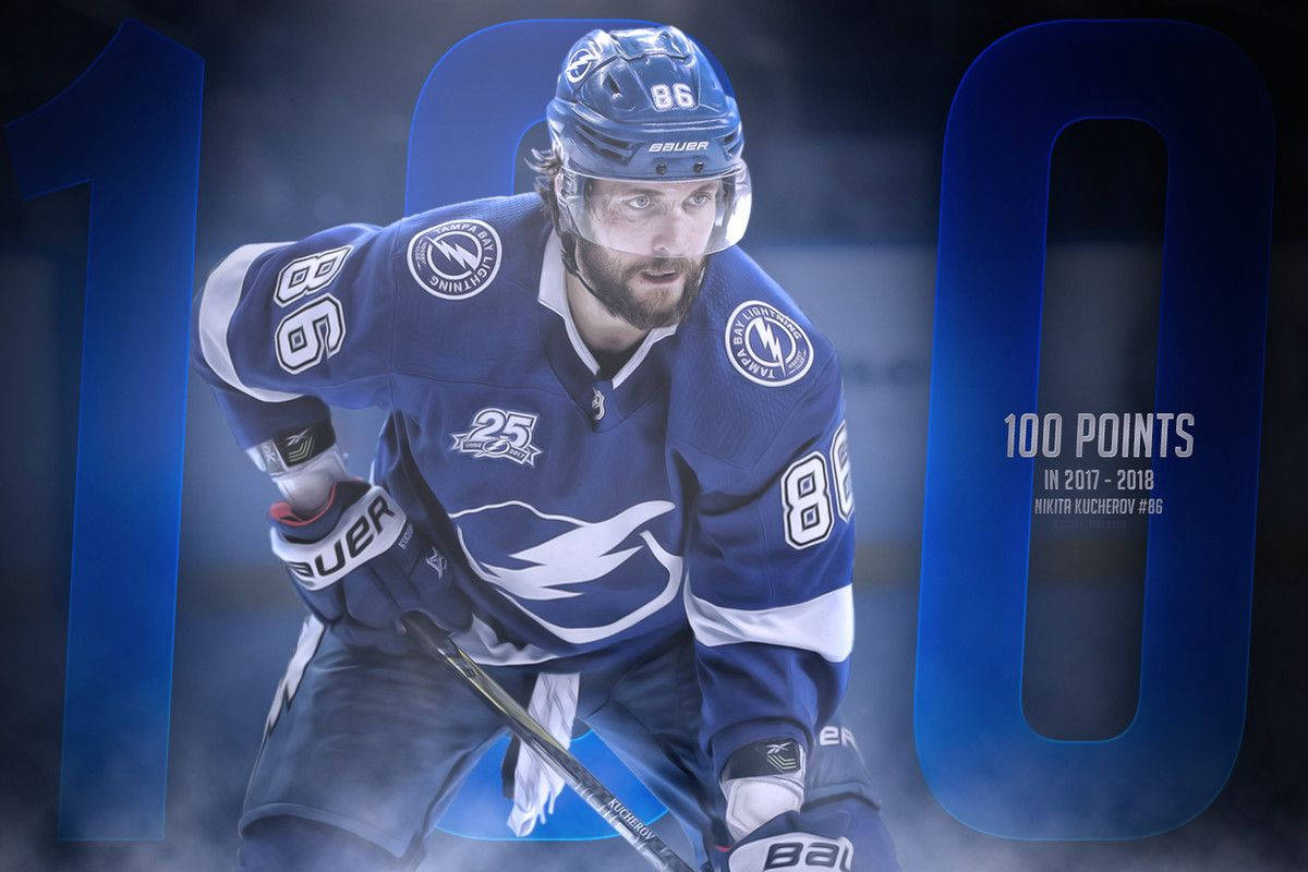 Nikita Kucherov Striking Stance Background