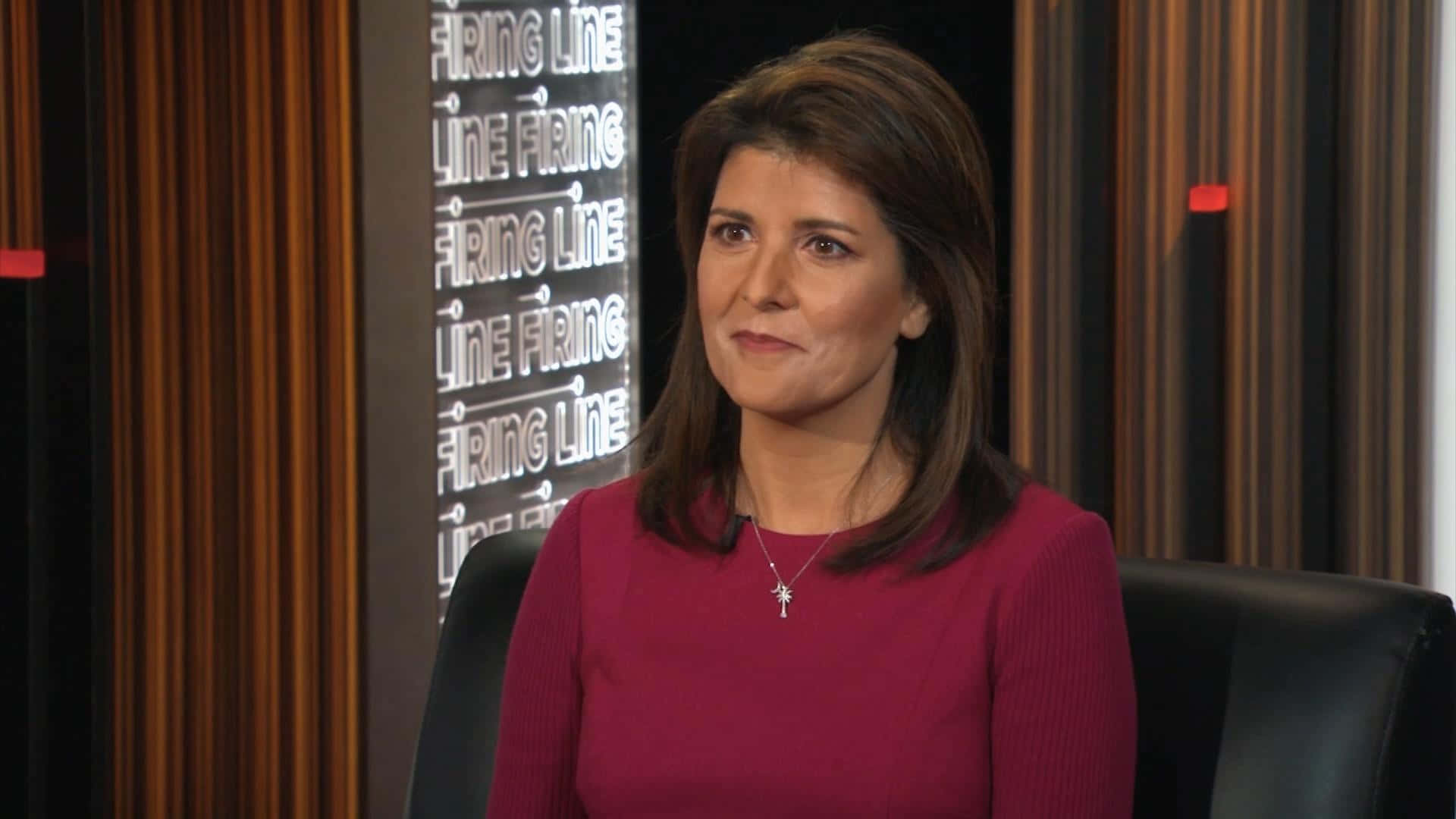 Nikki Haley Smiling Background