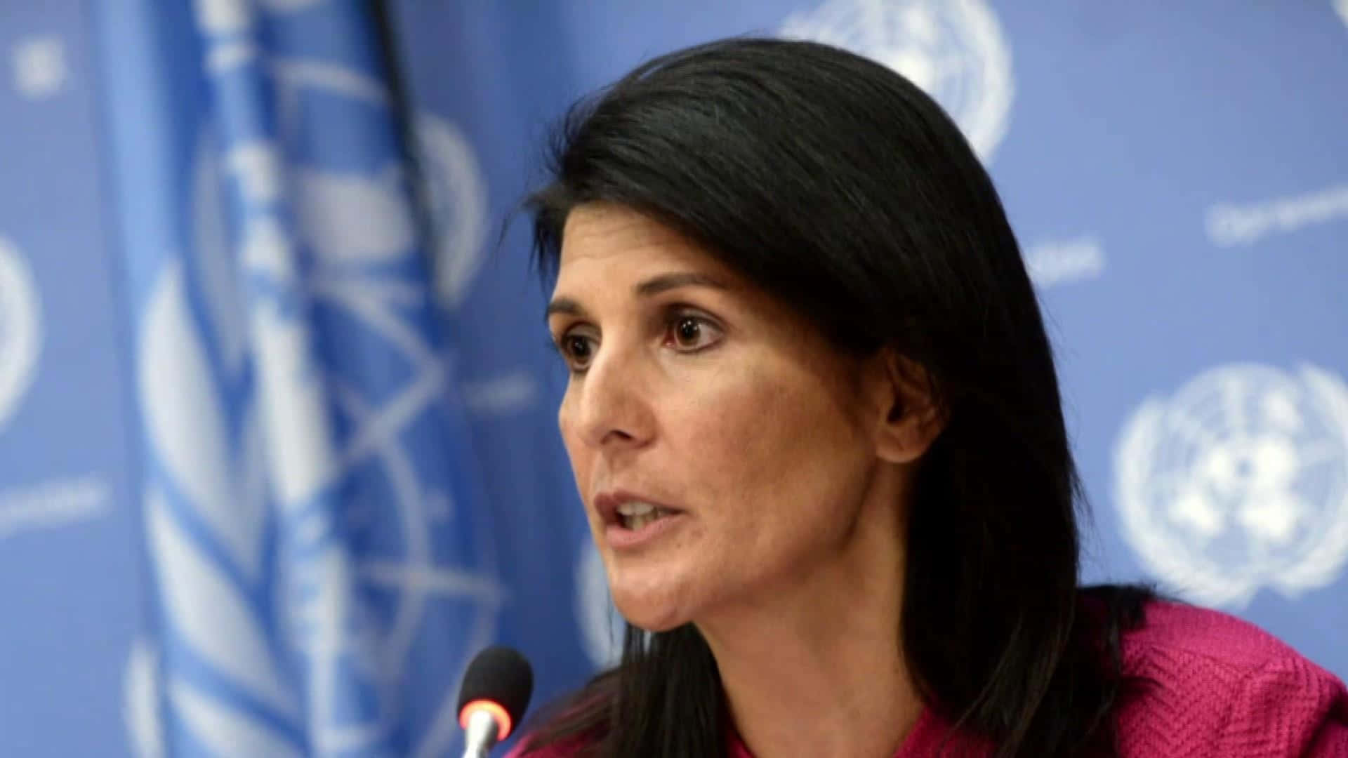Nikki Haley Speaking Background