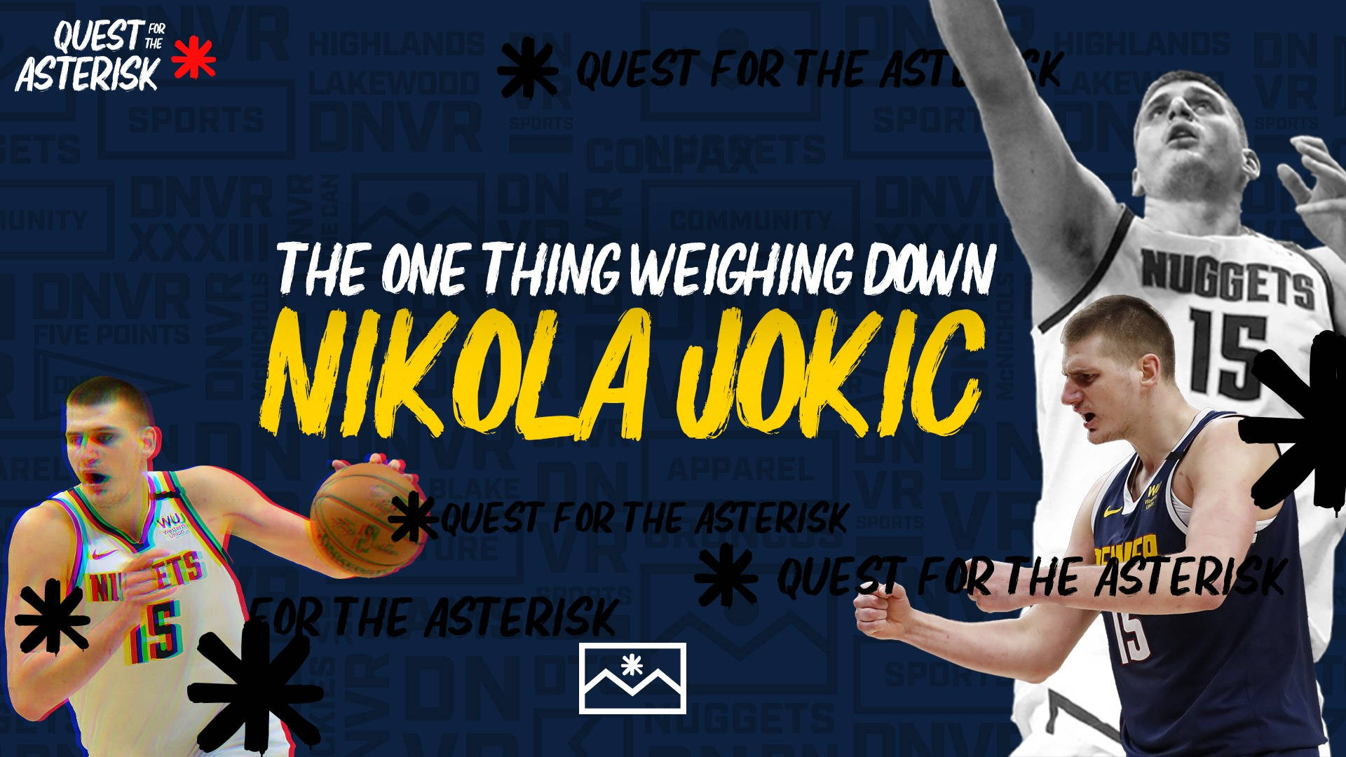 Nikola Jokic Basketball Quest Background