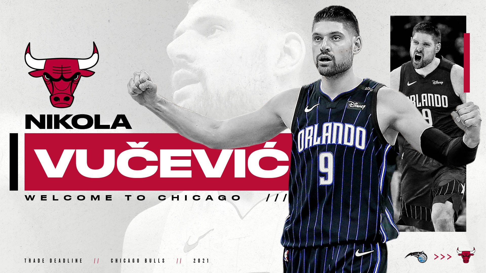 Nikola Vucevic Orlando Magic To Chicago Bulls Art