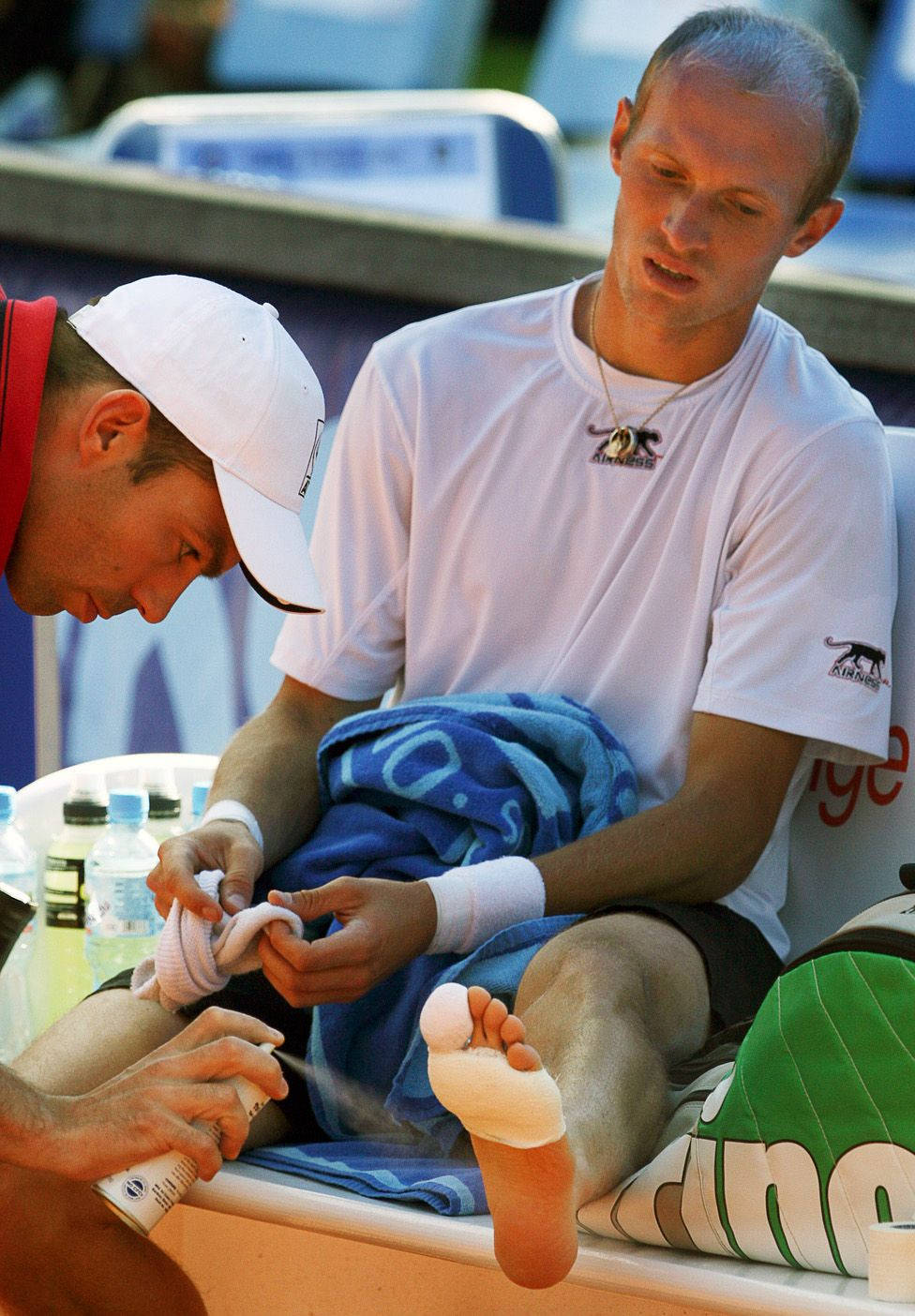 Nikolay Davydenko Foot Injury Background