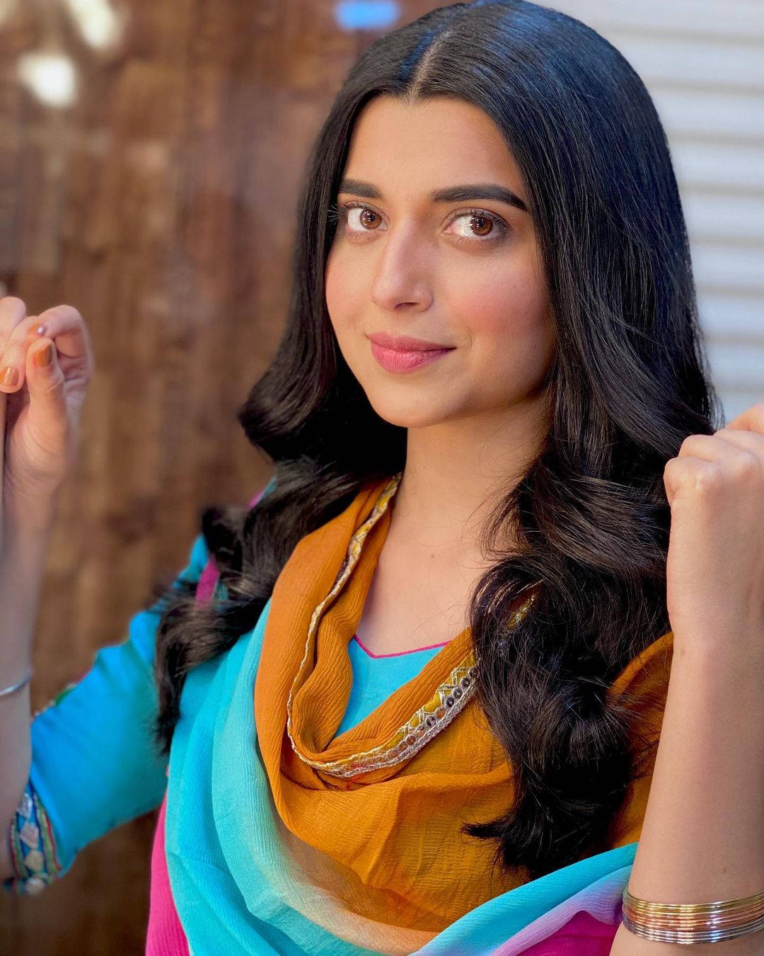 Nimrat Khaira Portrait Background