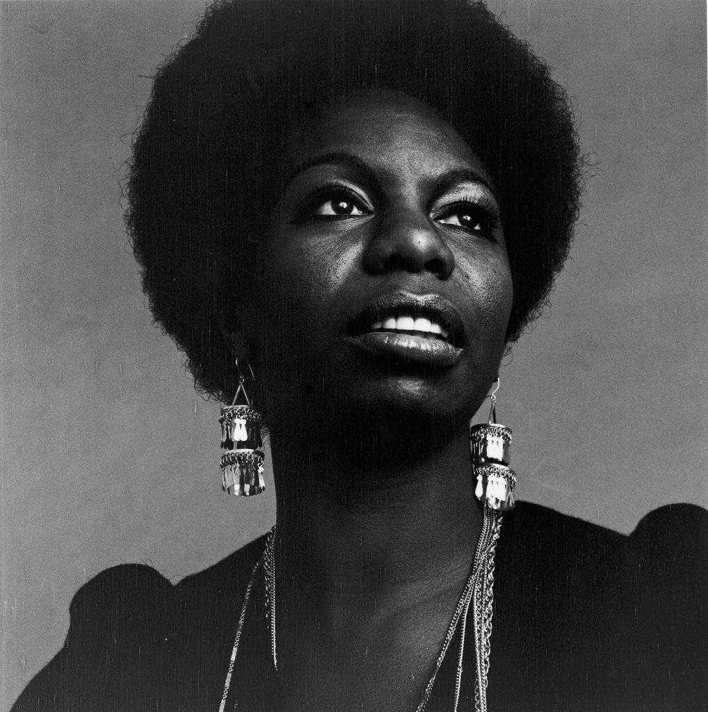 Nina Simone American Singer Look Up Pose