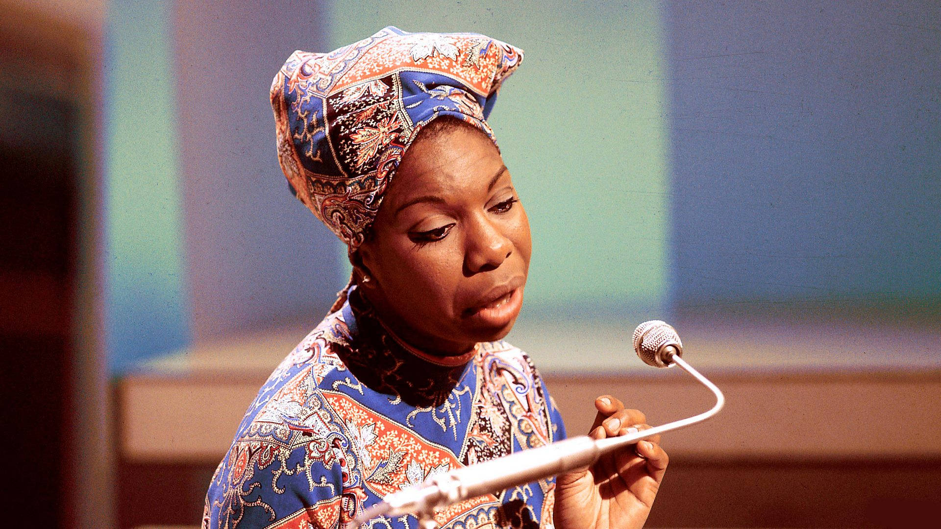 Nina Simone Bbc Television Centre London 1966 Background