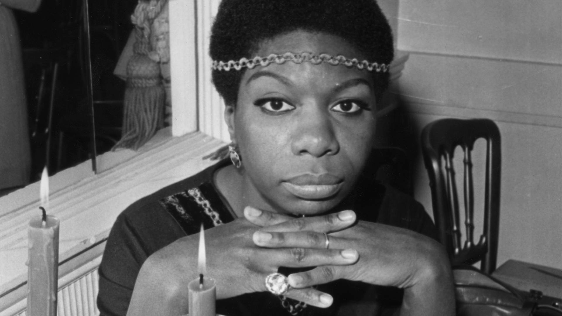 Nina Simone Hand Clasping Pose