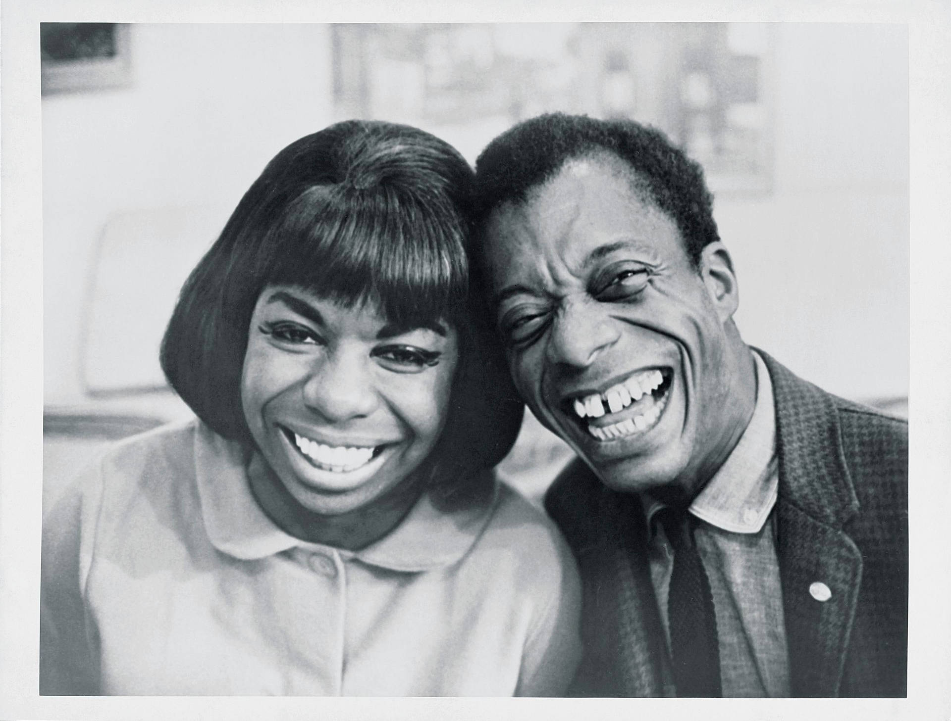 Nina Simone James Baldwin Happy Smile