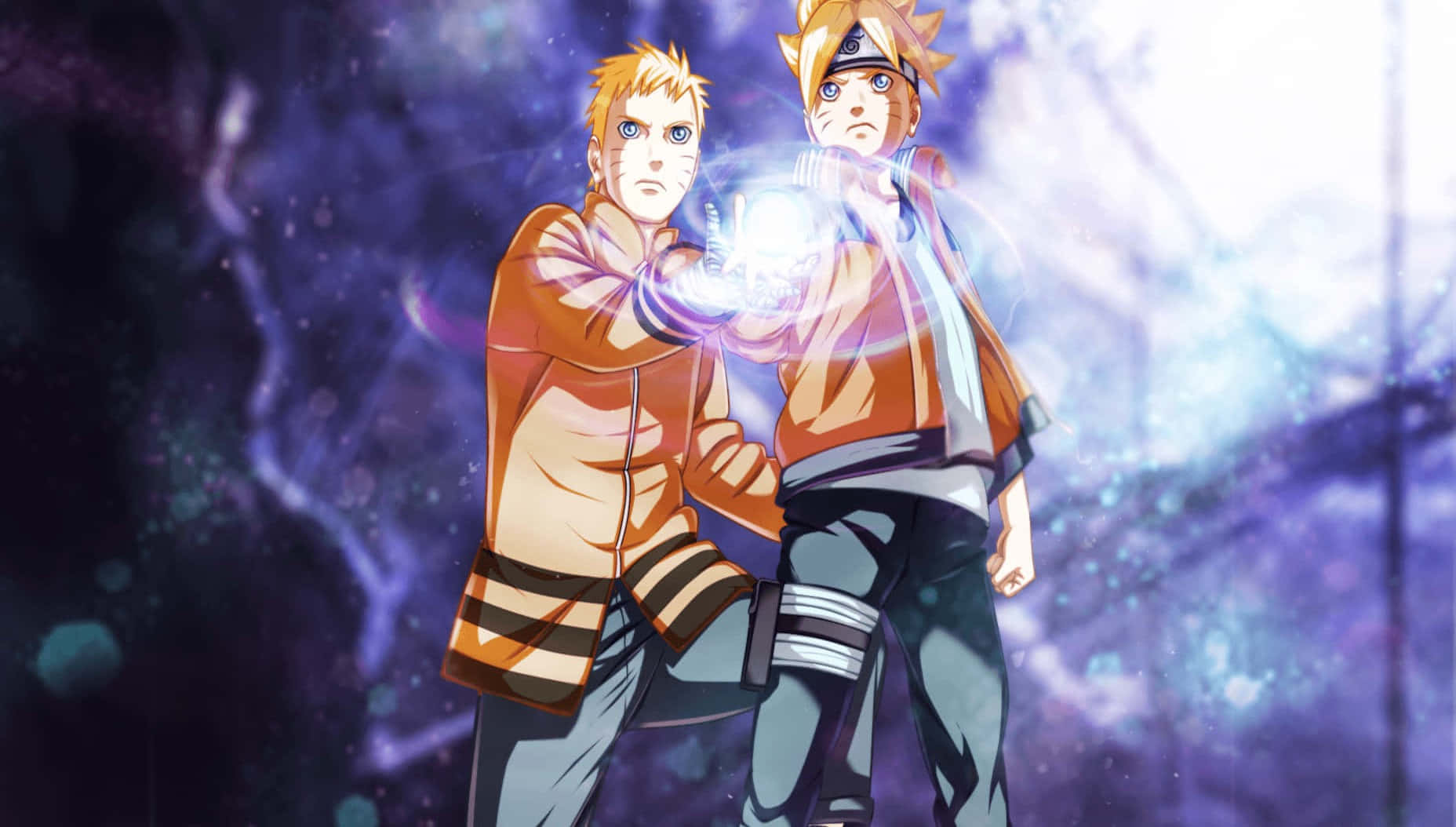 Ninja Duo Power Unleashed Background