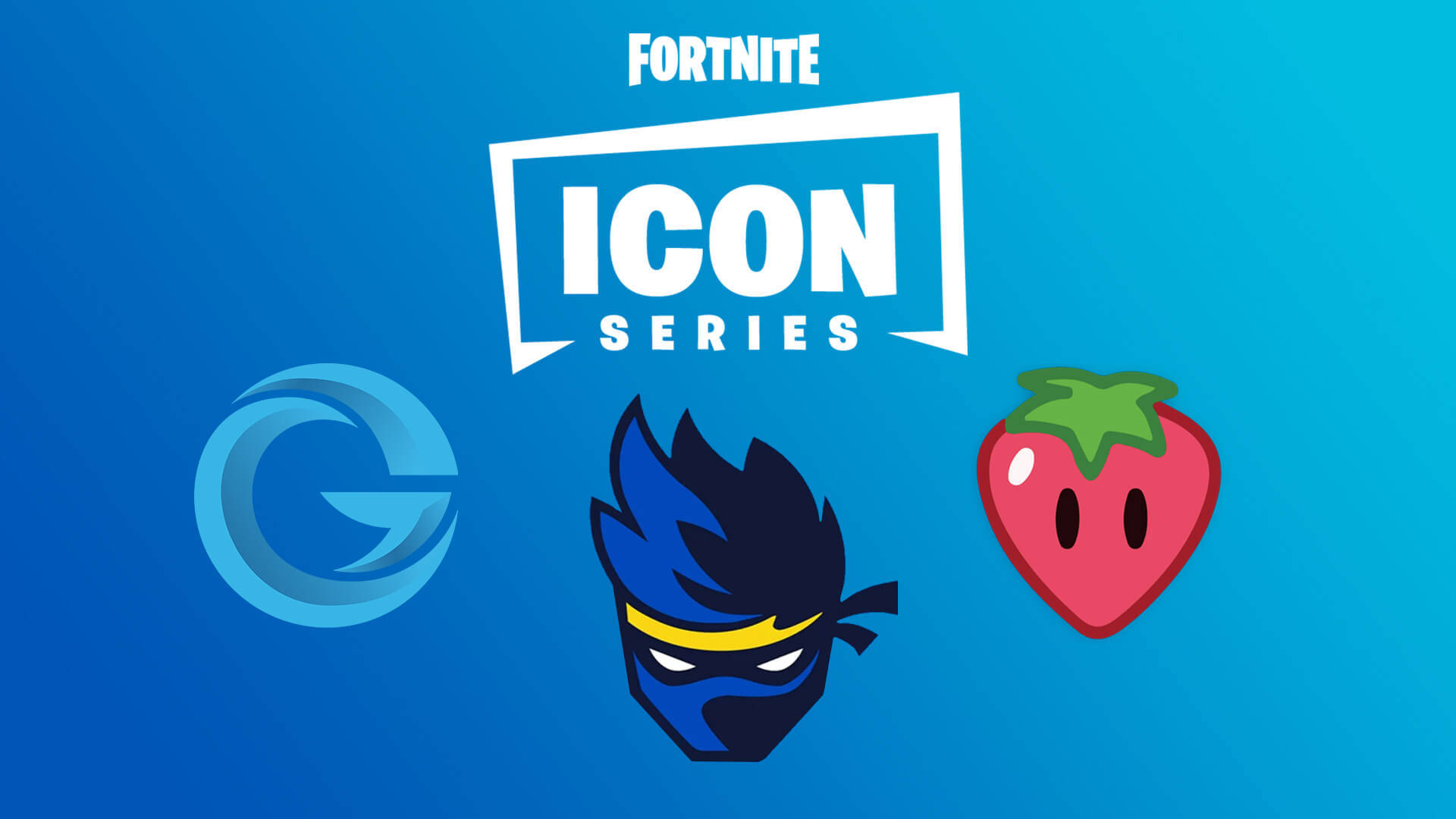Ninja Fortnite Sponsor Icons Background