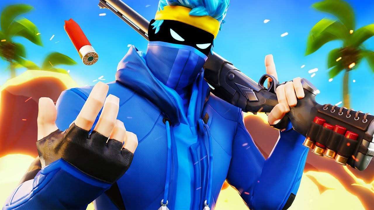 Ninja In Action - Fortnite Battle Royale Background