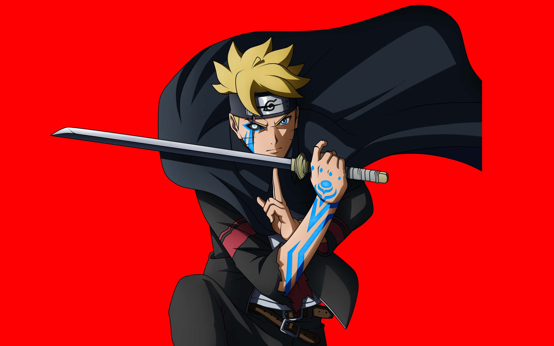 Ninja Warrior Anime Character Background
