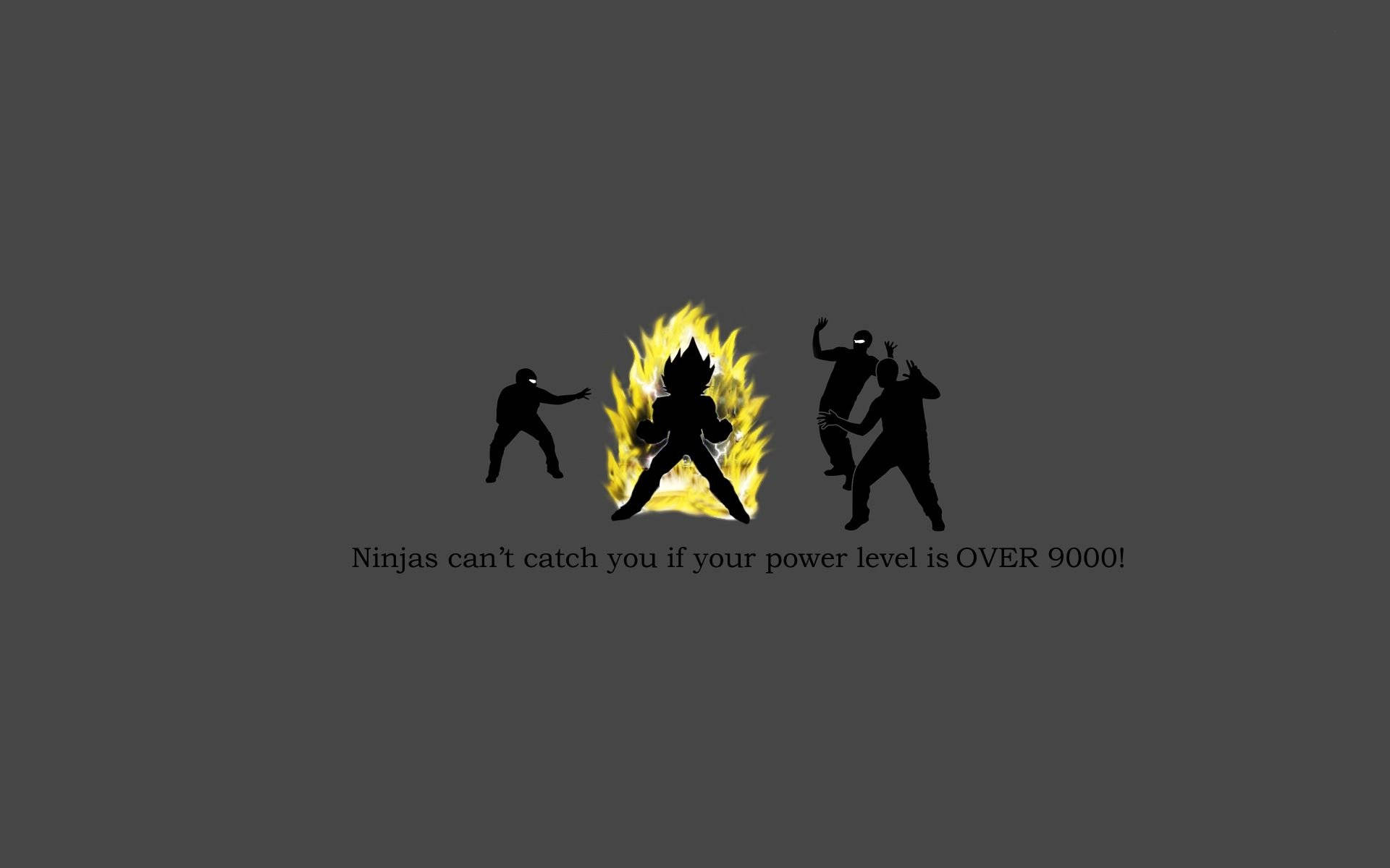 Ninjas And Goku Funny Meme Background