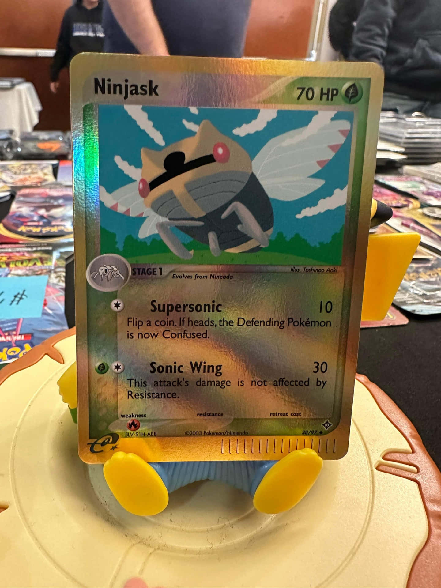 Ninjask Trading Card Background