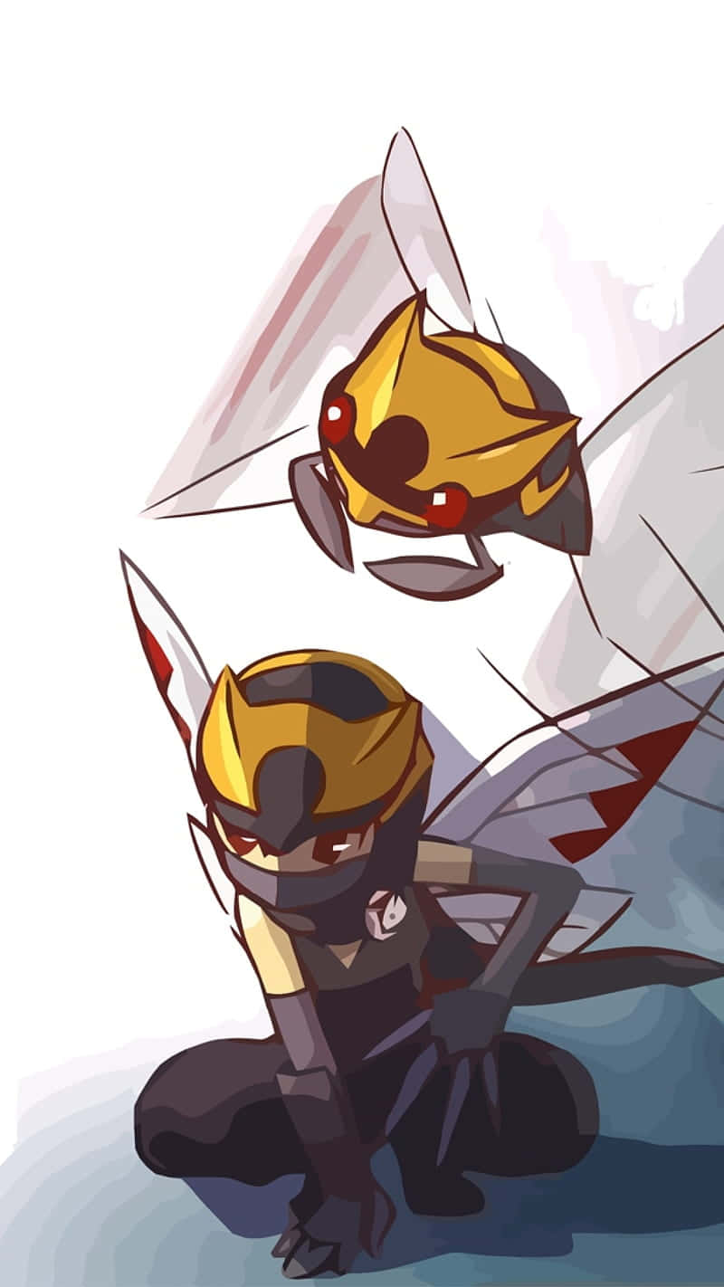 Ninjask With Human Form Background