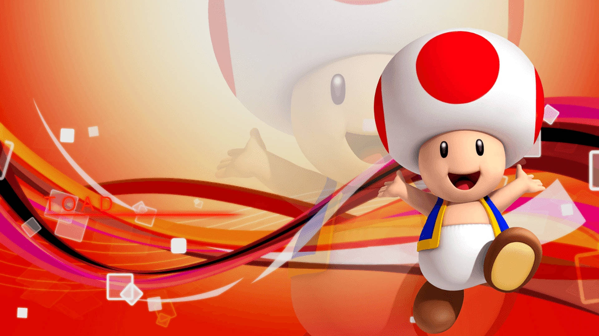 Nintendo Character Toad Poster Background