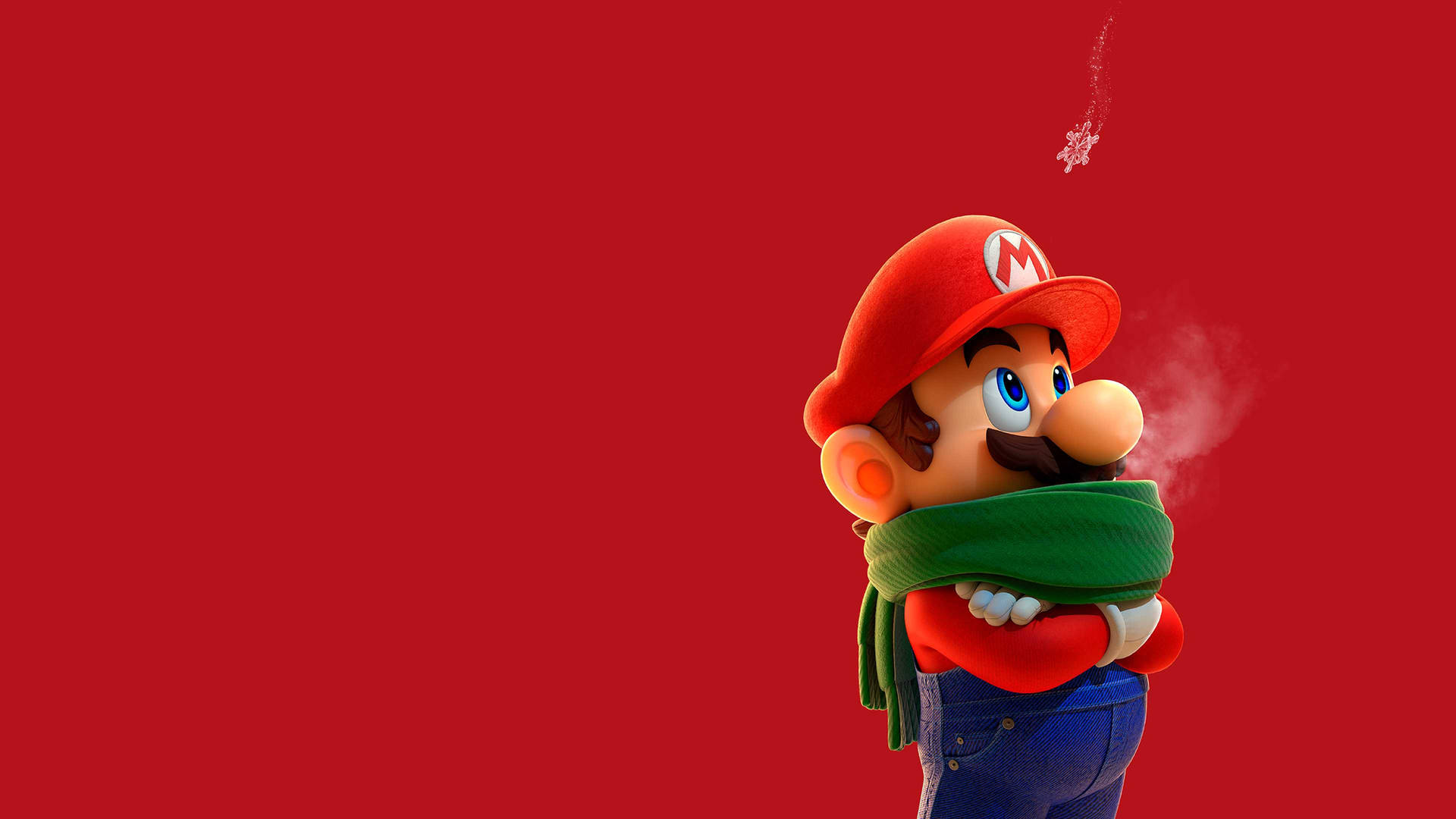 Nintendo Mario Character Red Poster Background